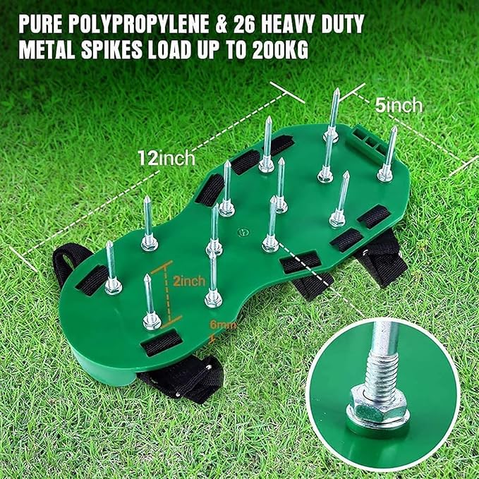 Lawn Aerator Shoes – Effortless Lawn Care for a Healthier Yard