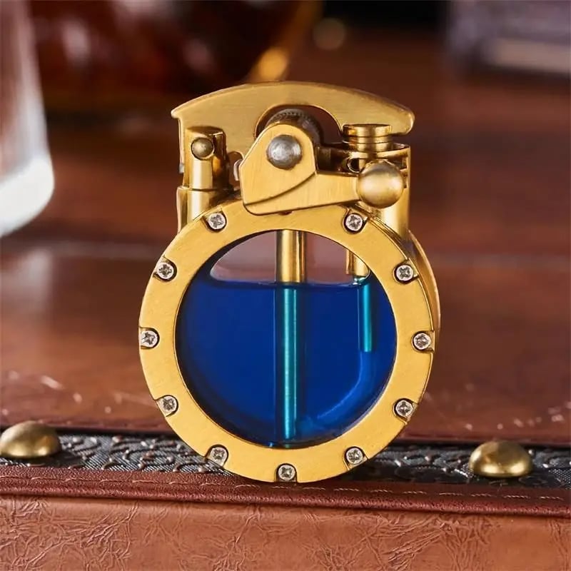 🔥HOT SALE NOW 68% OFF 🎁 - DIY Retro Metal Rocker Kerosene Windproof Lighter