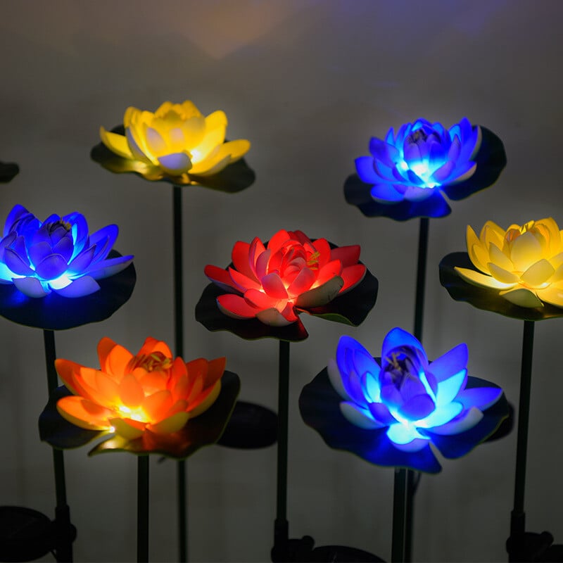 🌻Waterproof Solar Garden Lotus Light