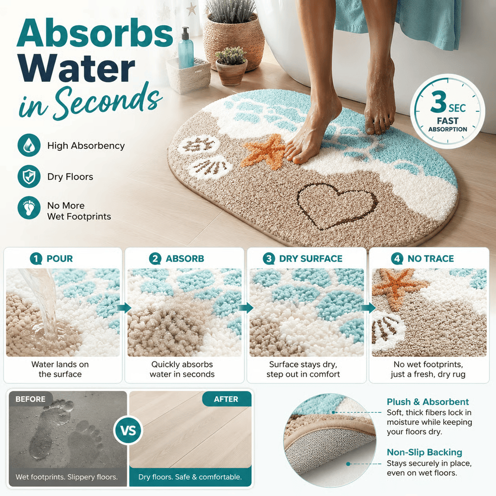 Instant Dry Luxury Bath Mat