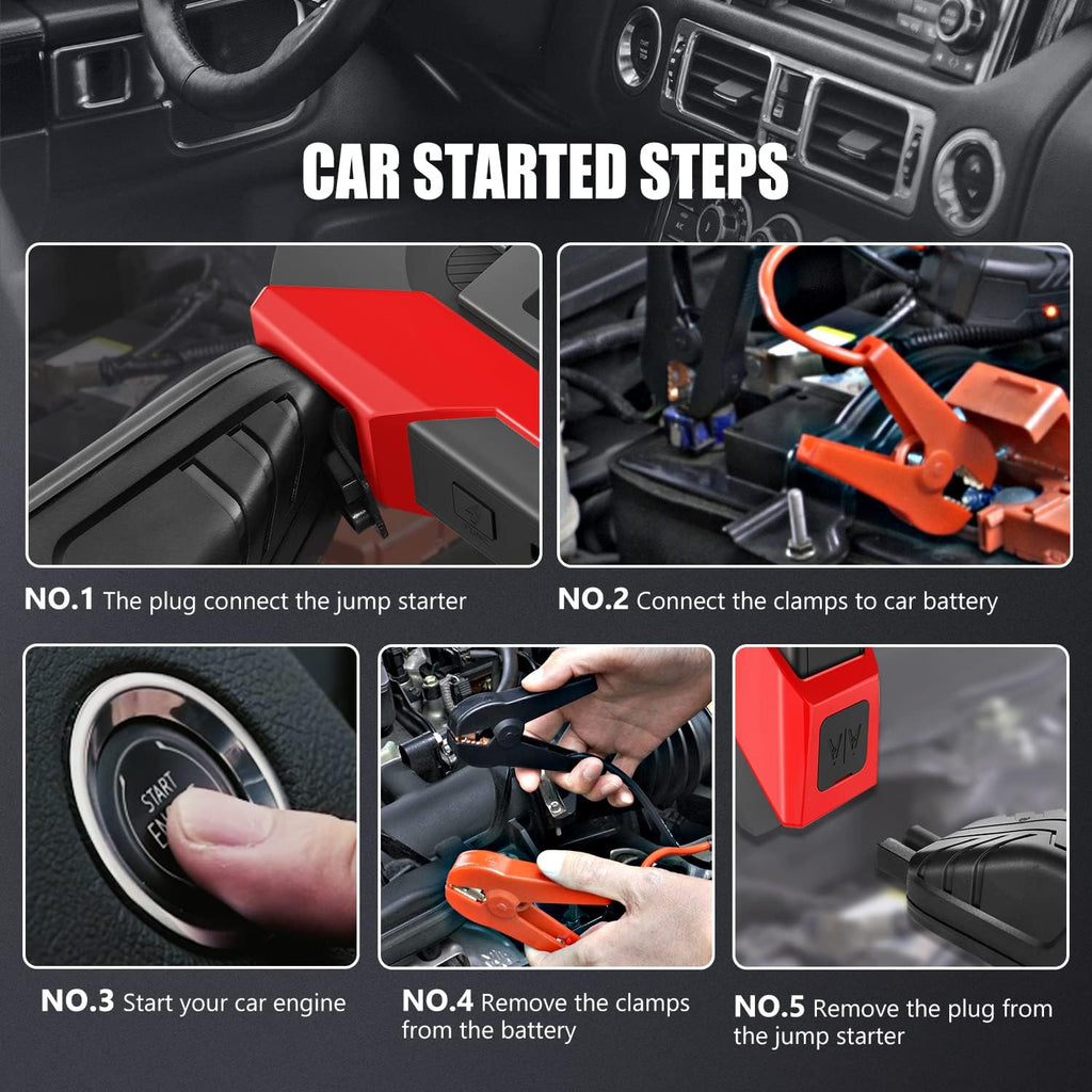 Peak Jump Starter with Force Start Function