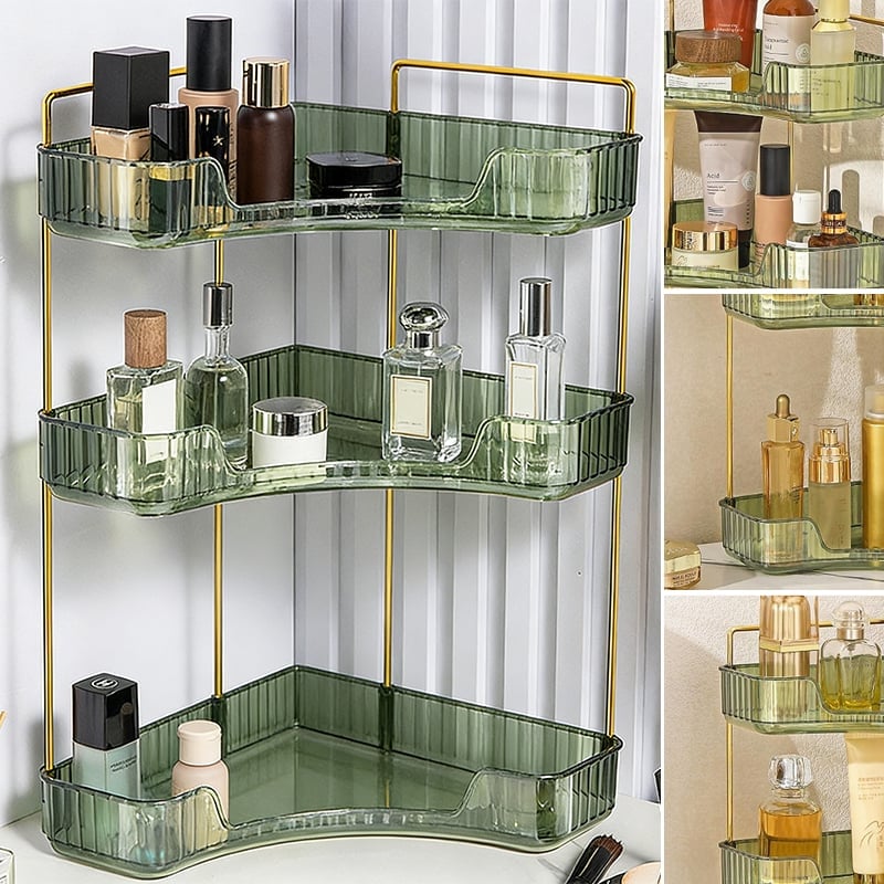 Transparent Corner Tier Beauty Organizer