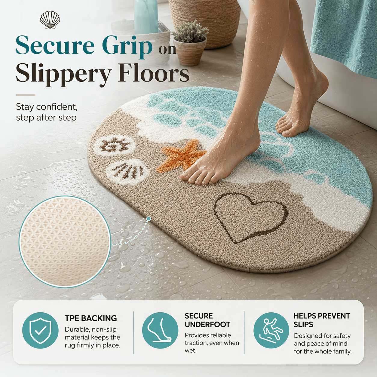 Instant Dry Luxury Bath Mat