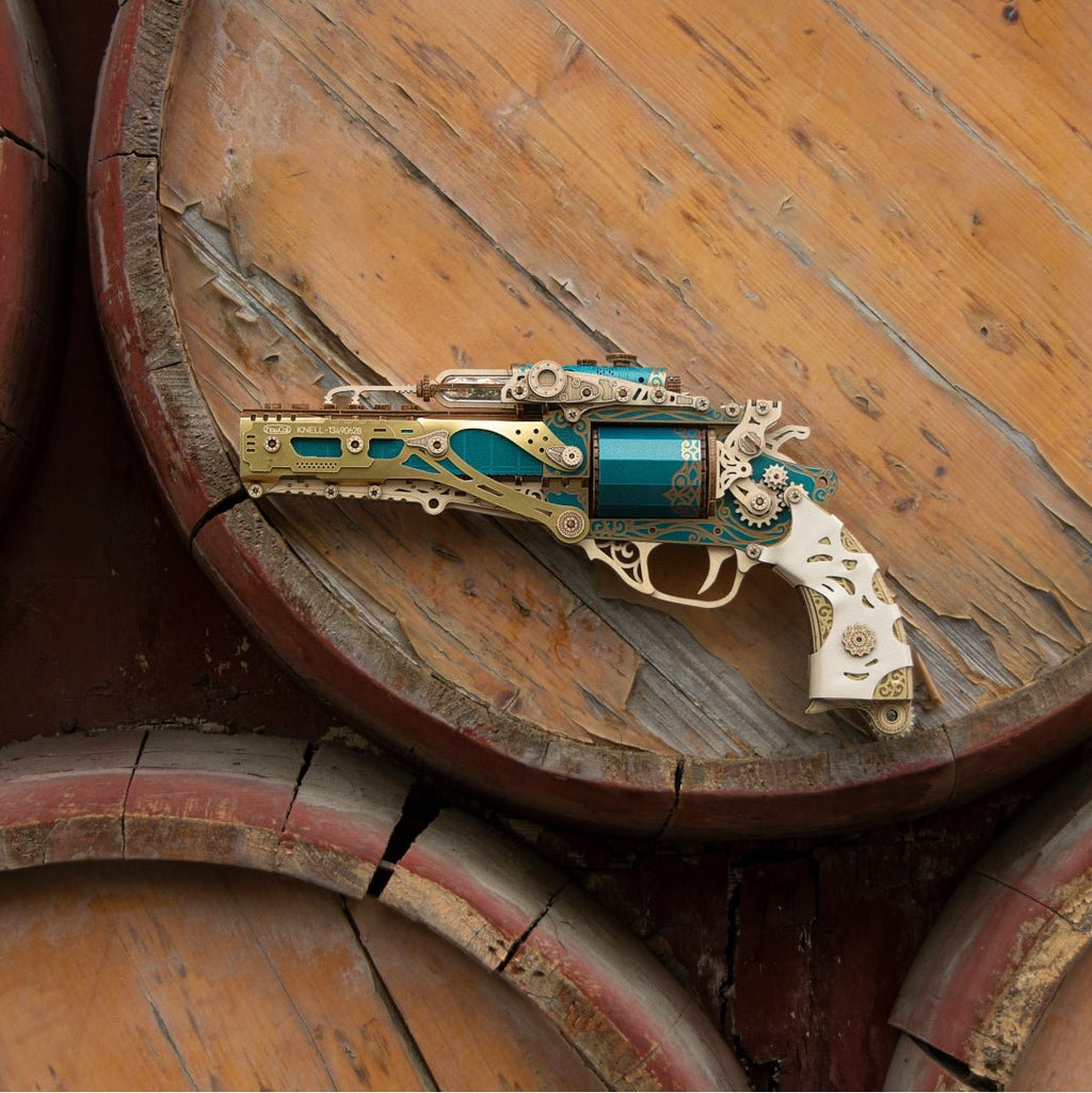 🔥🎁Steam Revolver 3D Wooden Puzzle