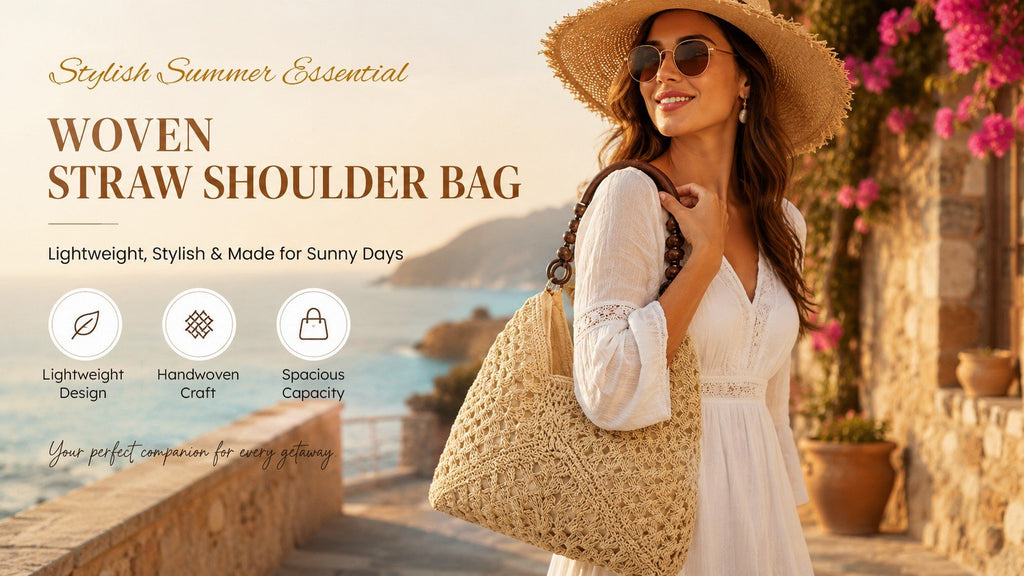 Straw Shoulder Bag