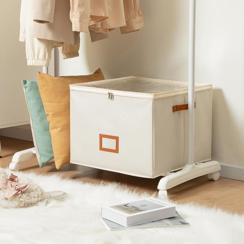Fabric Shoe Organizer Storage Box👟– Foldable Design, Large Capacity, Dustproof & Breathable, Space-Saving for Closet & Bedroom 🧺