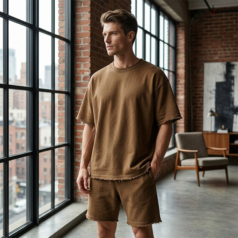💎 SOLID COLOR SPORTS SETS! 💎 Moisture-Wicking Comfort, Loose Fit & Perfect for Gym to Street 🏃‍♂️👕