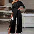 ⏳Time-Limited Special⏰Women's Elegant One-Shoulder Jumpsuit