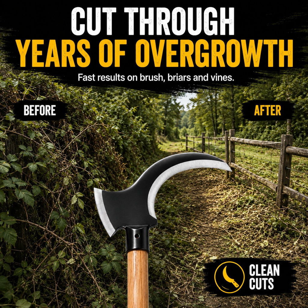 Dual-Edge Clearing Axe