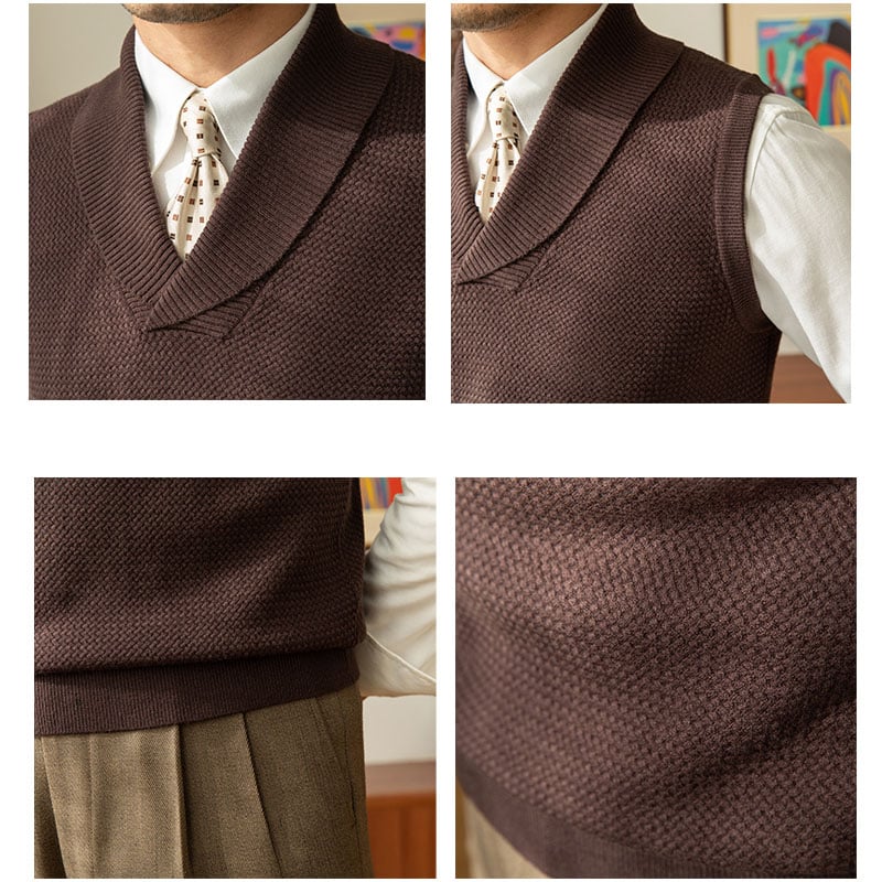 Collar Knitted Vest (Buy 2 Free Shipping)