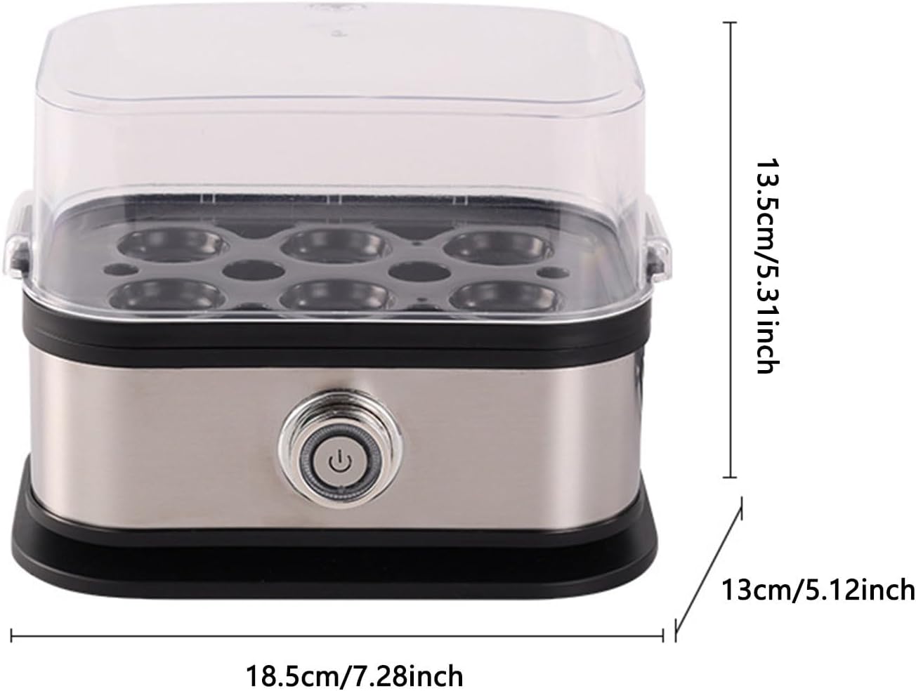 🏆💥Effortless Egg Cooking with the Ultimate Stainless Steel Egg Cooker 🍳✨,Best gifts