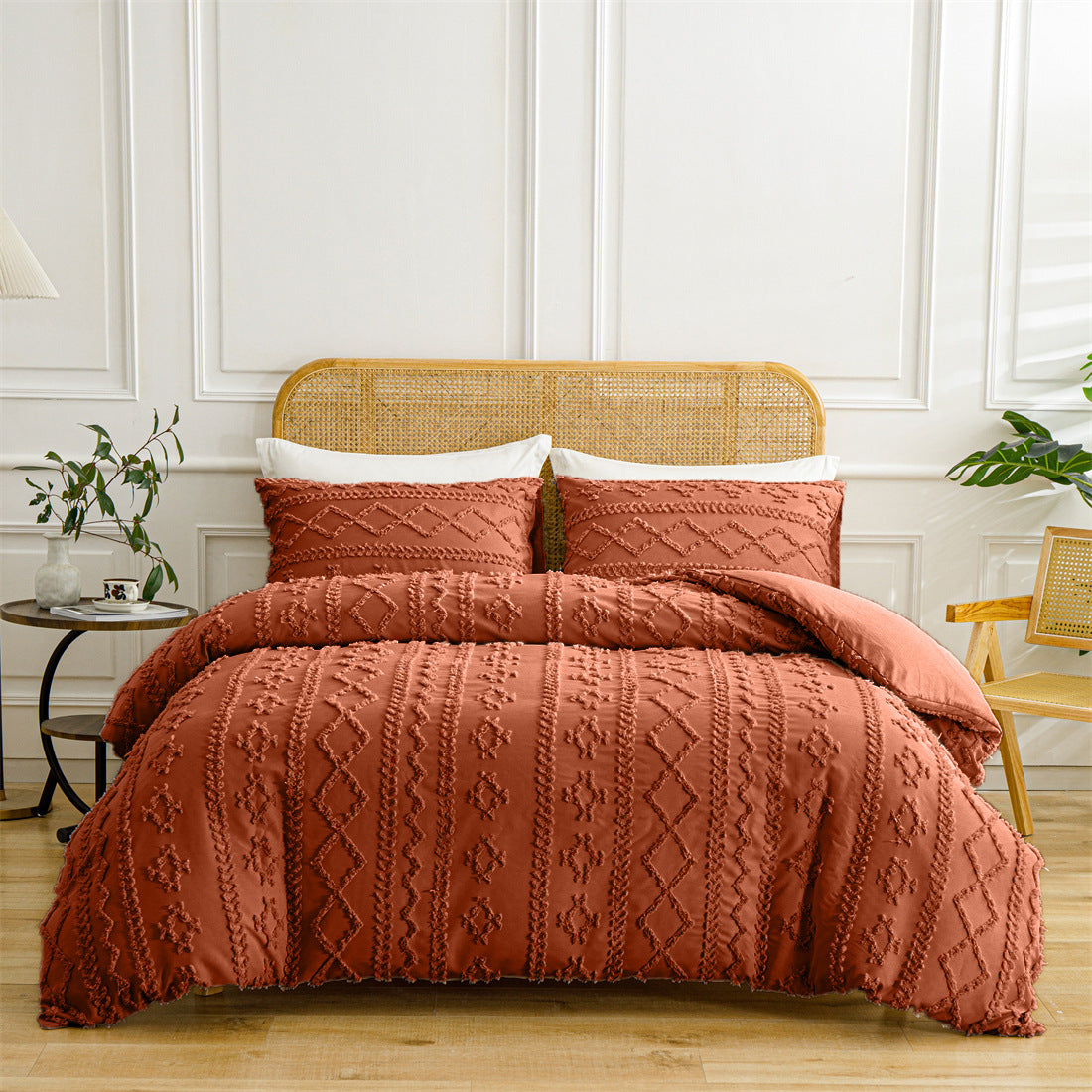 🎄Christmas Luxury Gift｜3-Piece Cutwork Bedding Set - Wrap Your Loved Ones in Holiday Elegance 🛏️🎁