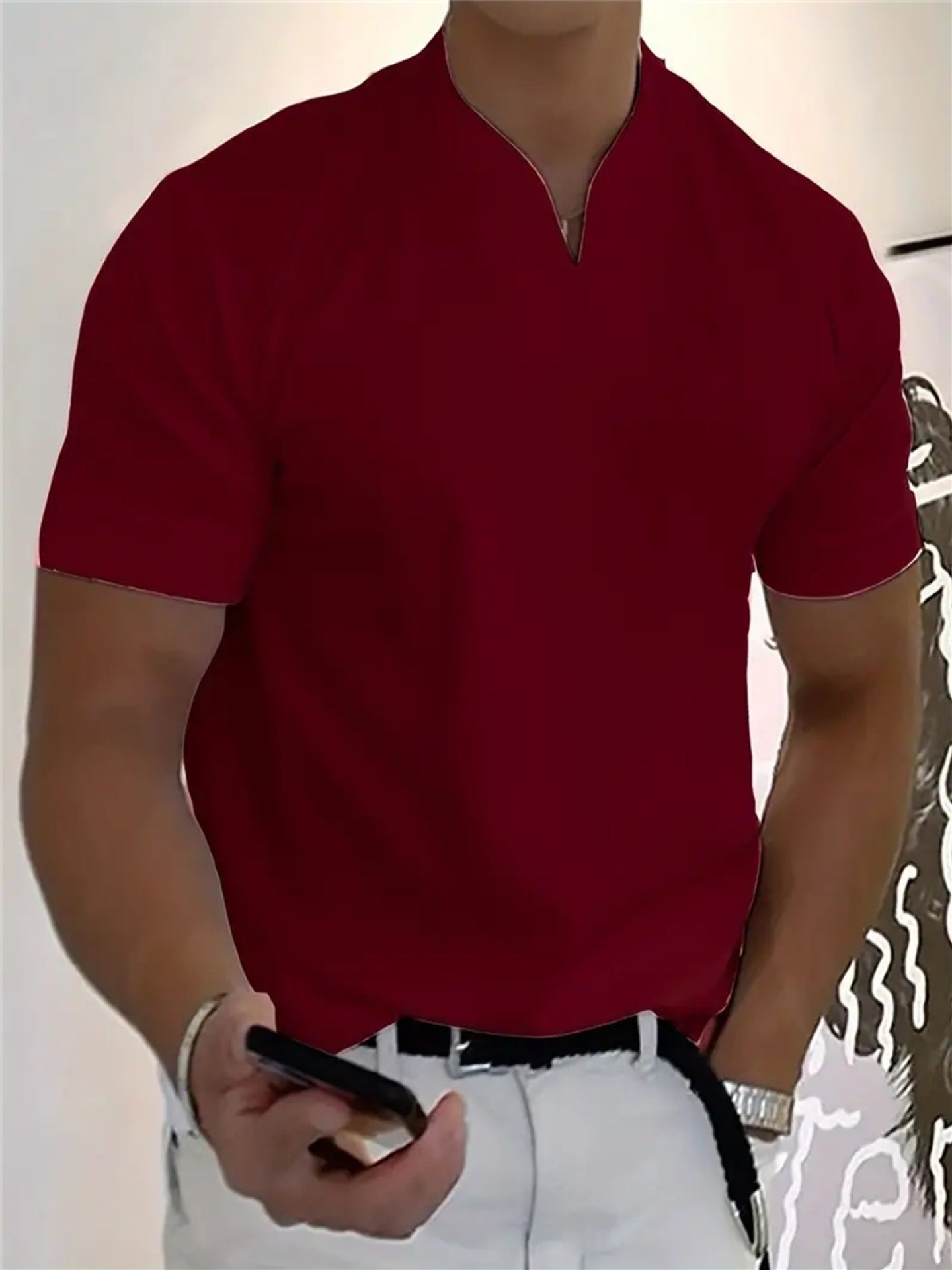 🥳2026 HOT SALE🥳💞50K+ SOLD!💥💪 Business Fitness T-Shirt – From office to gym, stays cool & fresh. Soft, breathable & sharp. Your everyday essential💎👔