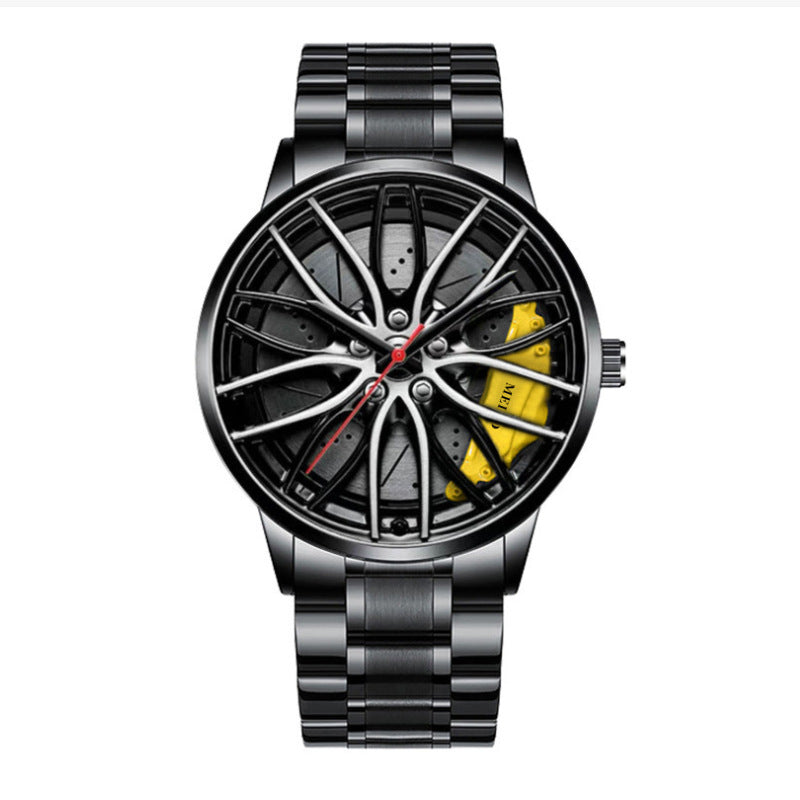 🚗 For Car Enthusiasts: The Ultimate Alloy Wheel Rim Design Wristwatch 🏎️