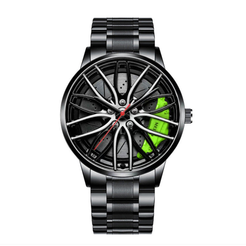🚗 For Car Enthusiasts: The Ultimate Alloy Wheel Rim Design Wristwatch 🏎️