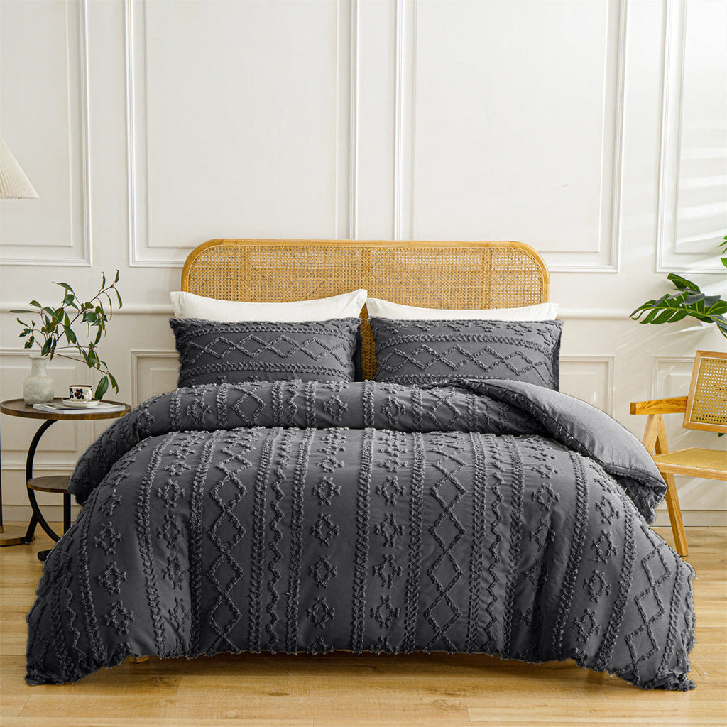 🎄Christmas Luxury Gift｜3-Piece Cutwork Bedding Set - Wrap Your Loved Ones in Holiday Elegance 🛏️🎁
