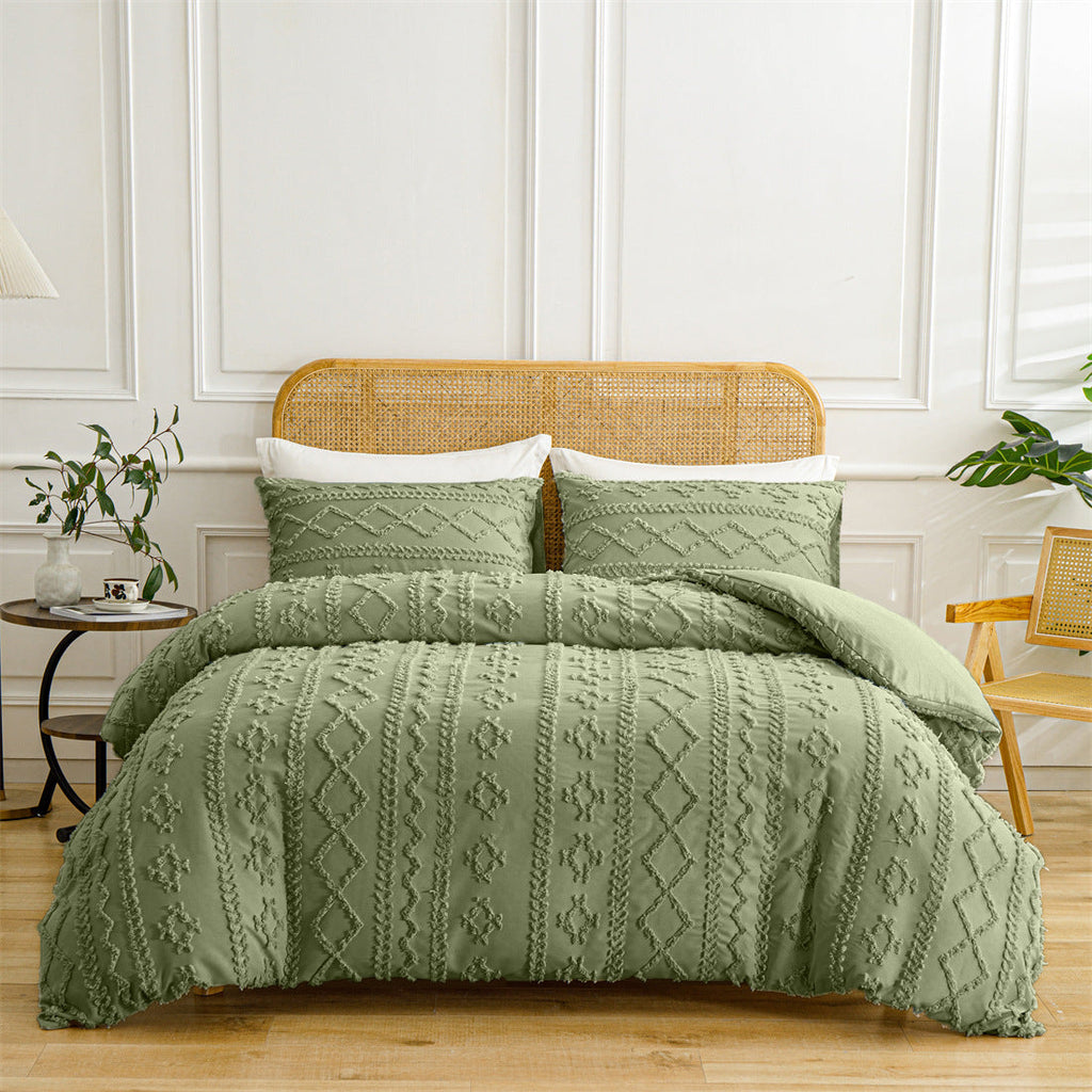 🎄Christmas Luxury Gift｜3-Piece Cutwork Bedding Set - Wrap Your Loved Ones in Holiday Elegance 🛏️🎁