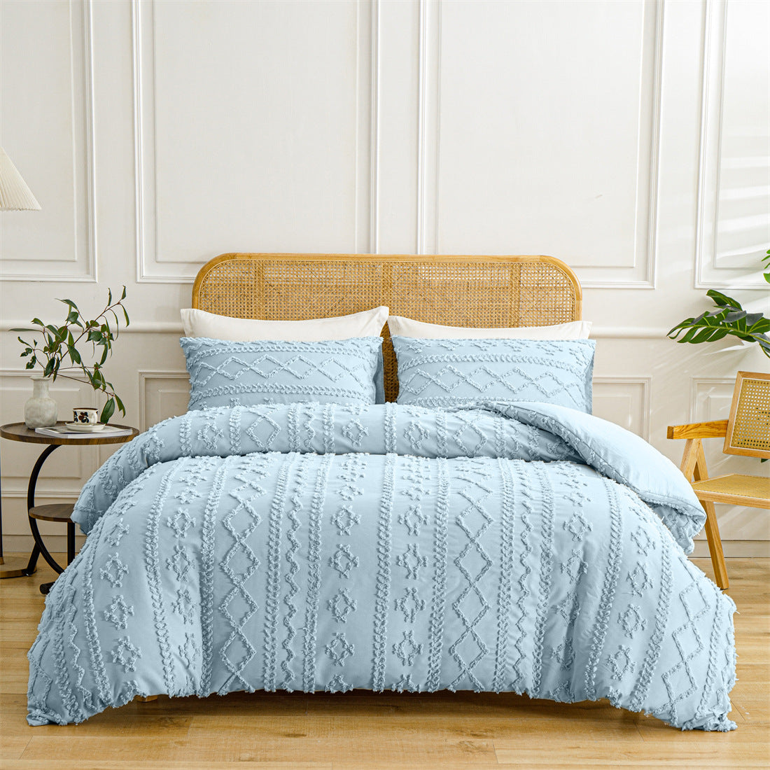 🎄Christmas Luxury Gift｜3-Piece Cutwork Bedding Set - Wrap Your Loved Ones in Holiday Elegance 🛏️🎁