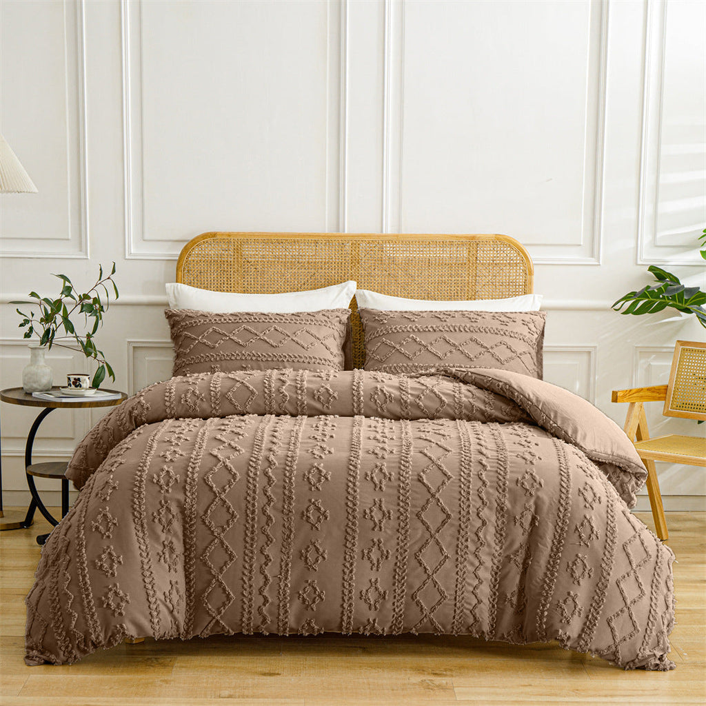🎄Christmas Luxury Gift｜3-Piece Cutwork Bedding Set - Wrap Your Loved Ones in Holiday Elegance 🛏️🎁