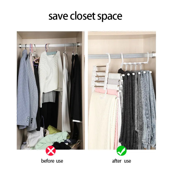 5-in-1 Magic Trouser Rack - Set of 2