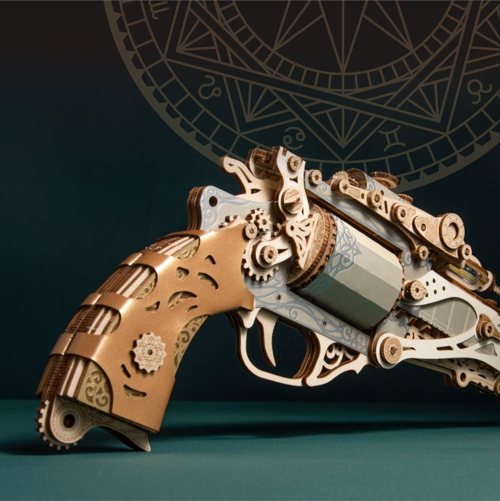 🔥🎁Steam Revolver 3D Wooden Puzzle