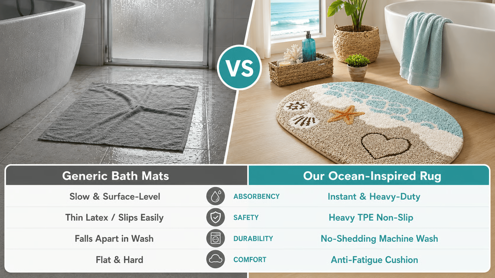 Instant Dry Luxury Bath Mat