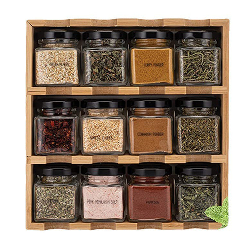 16 grids/12 Grids Creative Hangable Storage Rack for Seasoning Bottles
