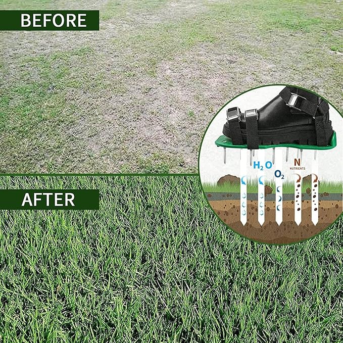 Lawn Aerator Shoes – Effortless Lawn Care for a Healthier Yard