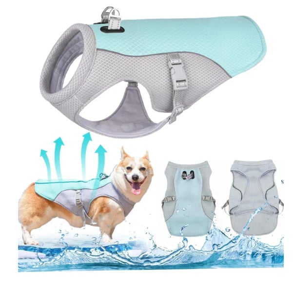 ❄️🐾 Dog Summer Ice Cooling Protective Vest