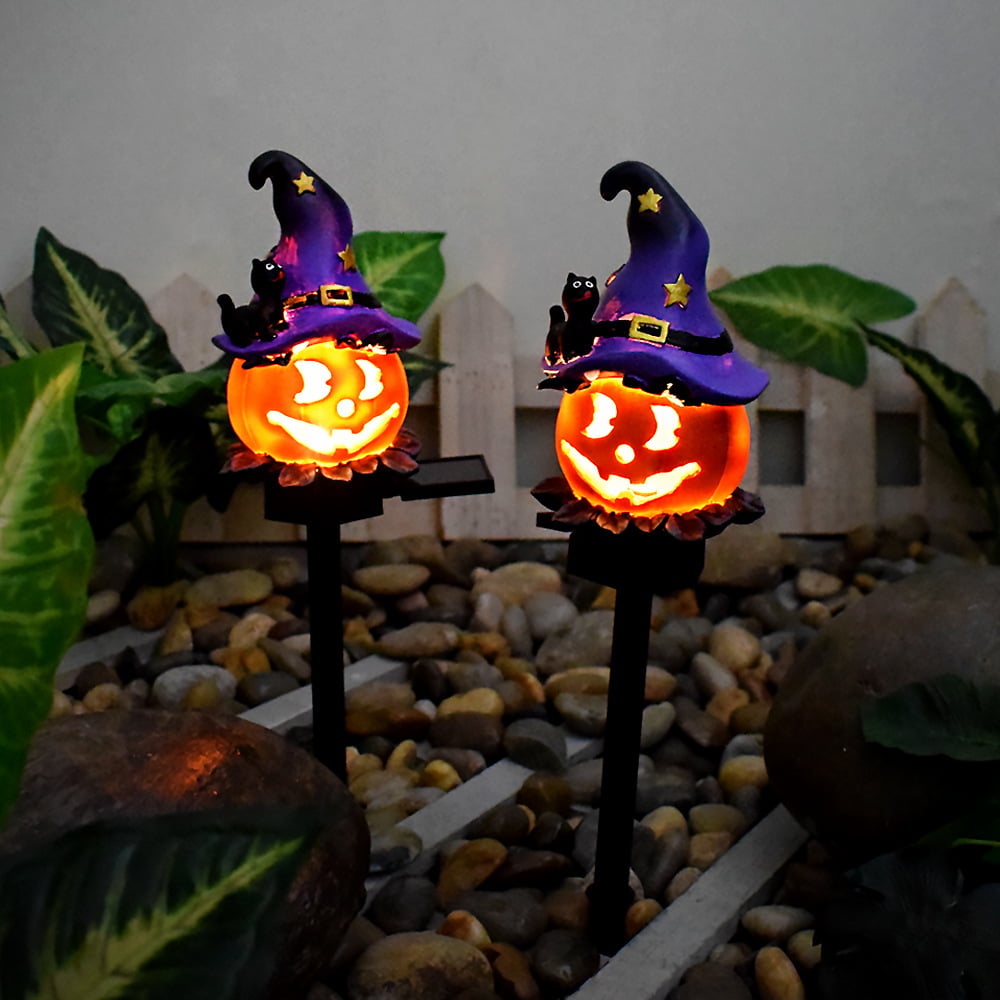 🎃 Light Up Halloween Nights with Solar Pumpkin Pathway Lights!
