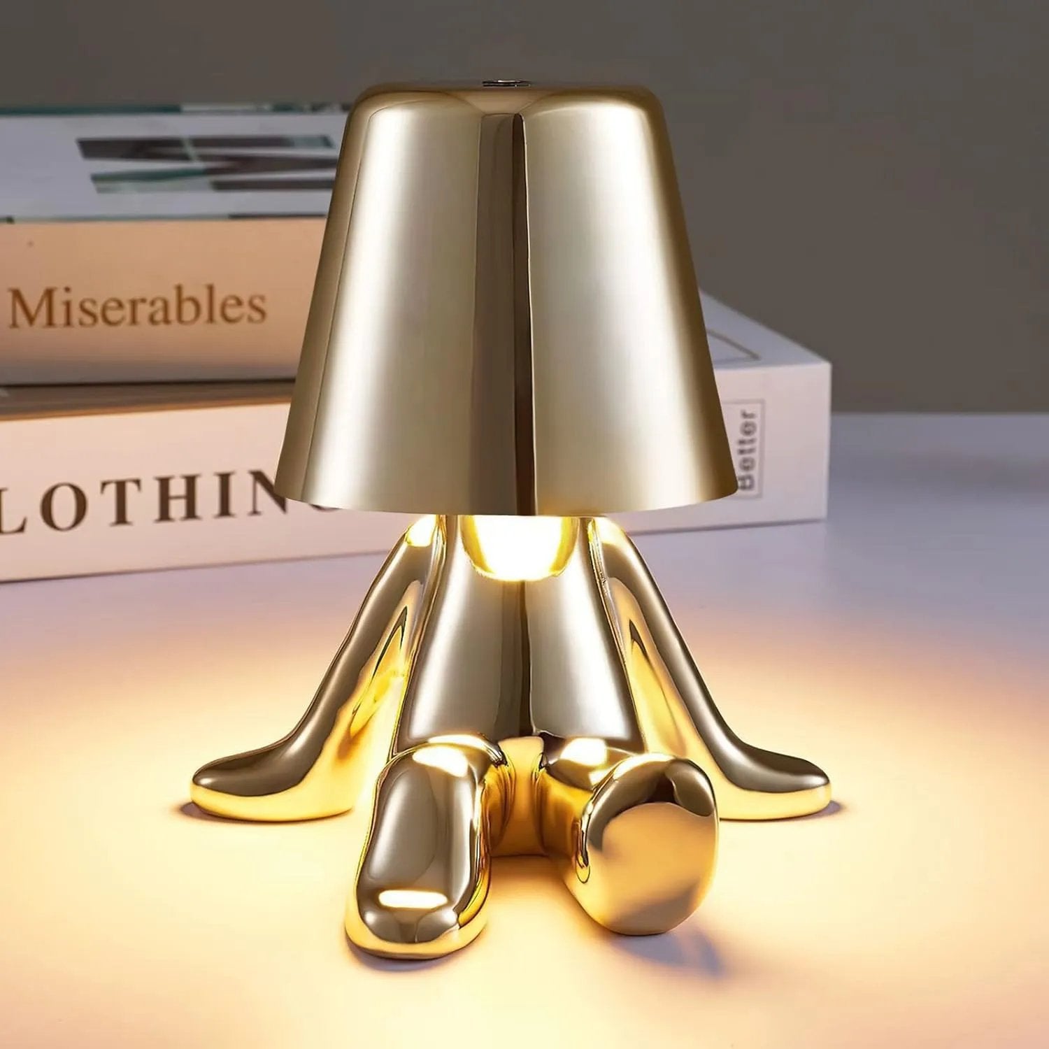 Bedside Touch Control Table Lamp Colorful Velvet
