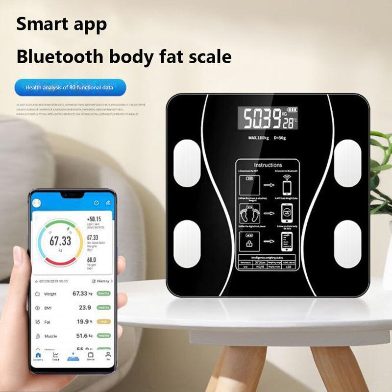 ❤️Smart Body Fat Scale – Know your numbers, track your health! Measures weight & body fat easily. Large display, auto-on. Your wellness companion. 🩺📊