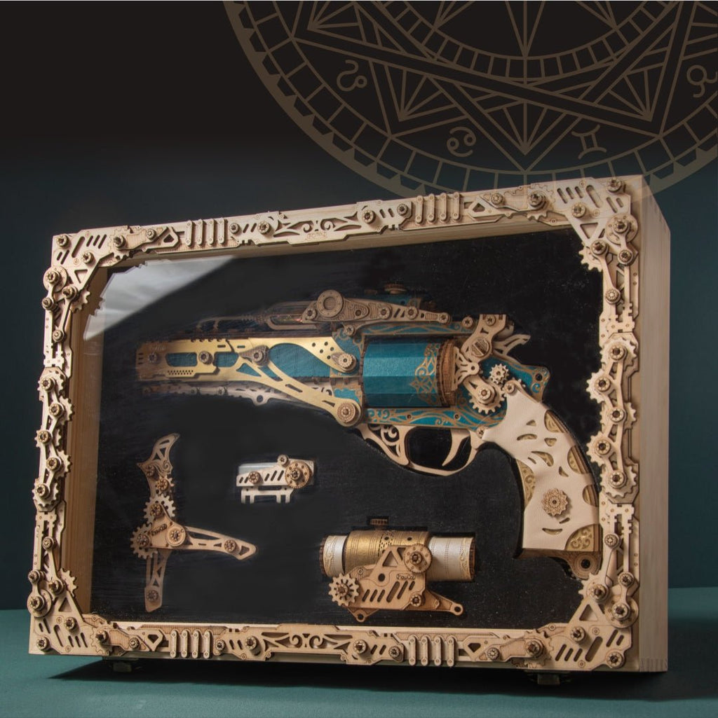 🔥🎁Steam Revolver 3D Wooden Puzzle