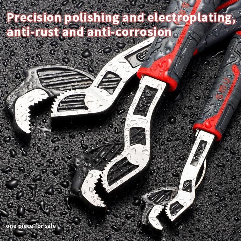 Multifunctional Self-locking Wrench,Multi-model Pipe Flexible Wrench