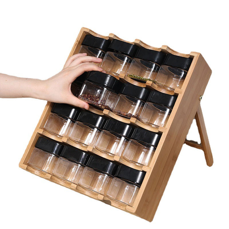 16 grids/12 Grids Creative Hangable Storage Rack for Seasoning Bottles