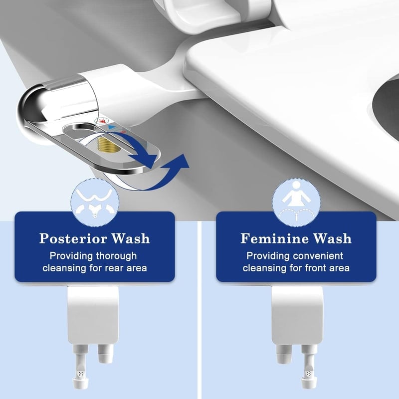Smart Toilet Flusher(Hot and cold temperatures can be adjusted freely)