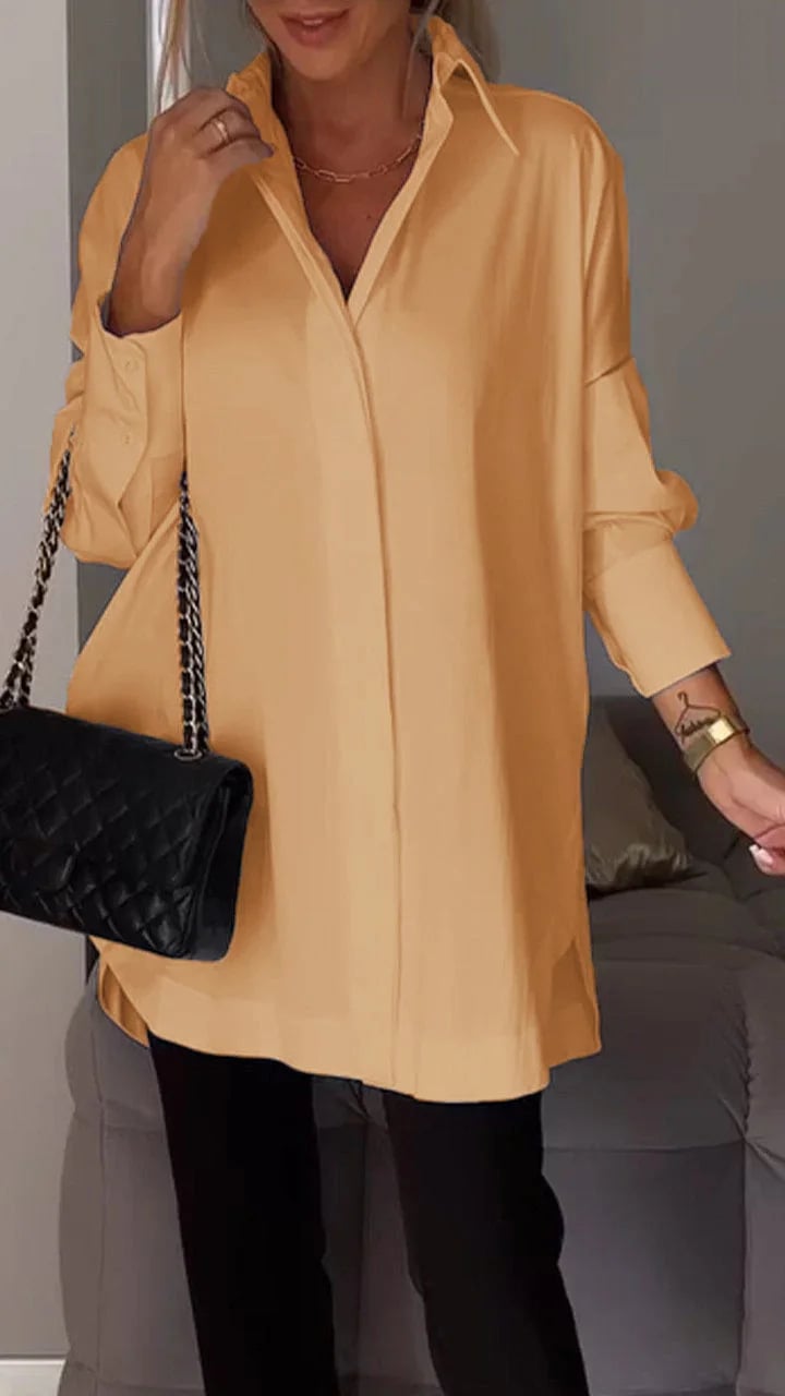 Women Casual Side Slit Shirt (Buy 2 Free Shipping)
