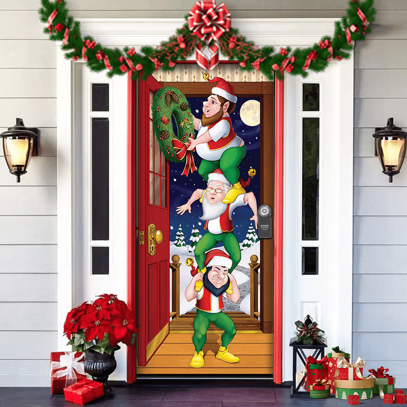 🎄🎁 2024 Christmas Front Door Decoration
