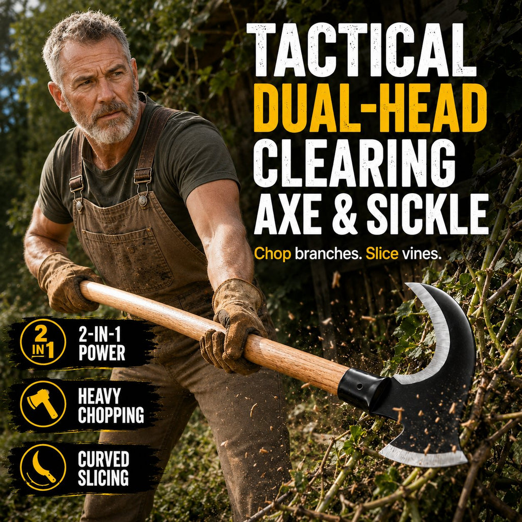 Dual-Edge Clearing Axe