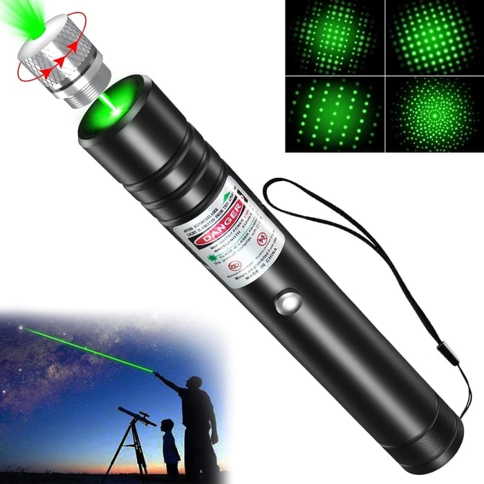 🔥Red and green single-point laser light
