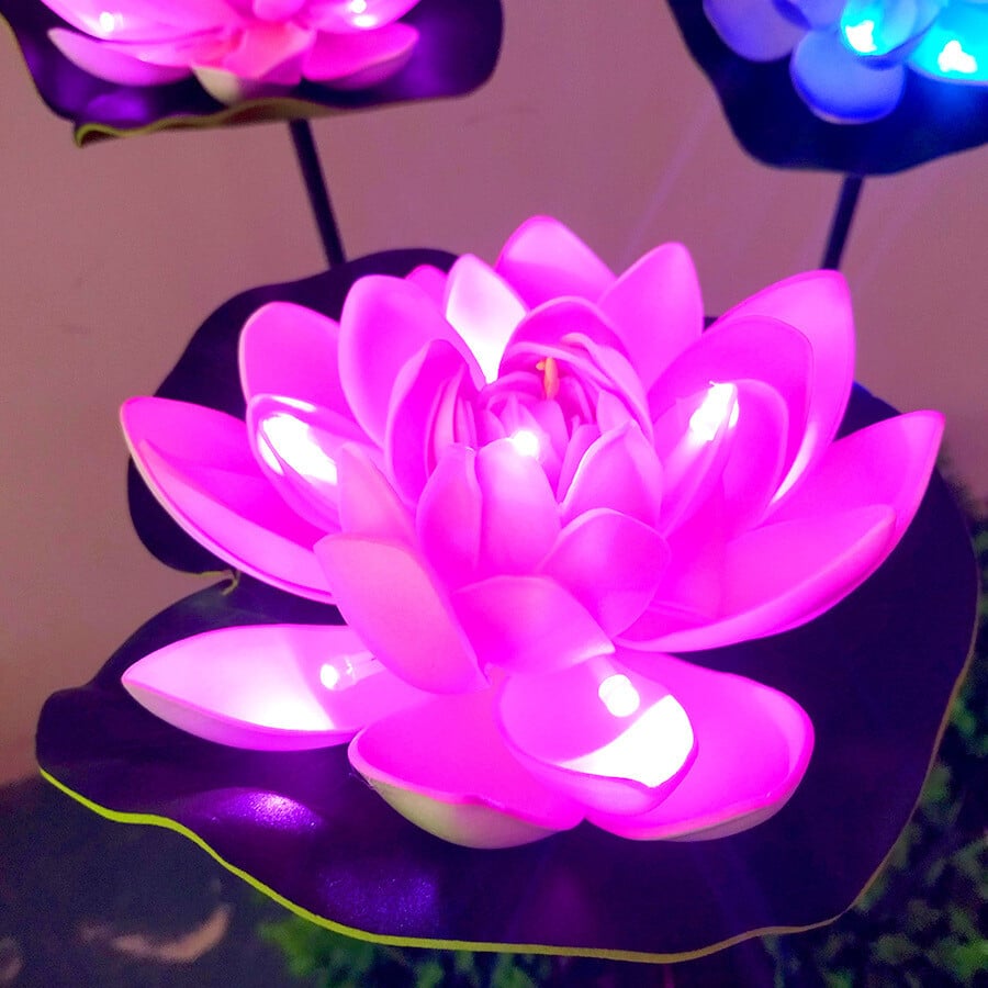 🌻Waterproof Solar Garden Lotus Light