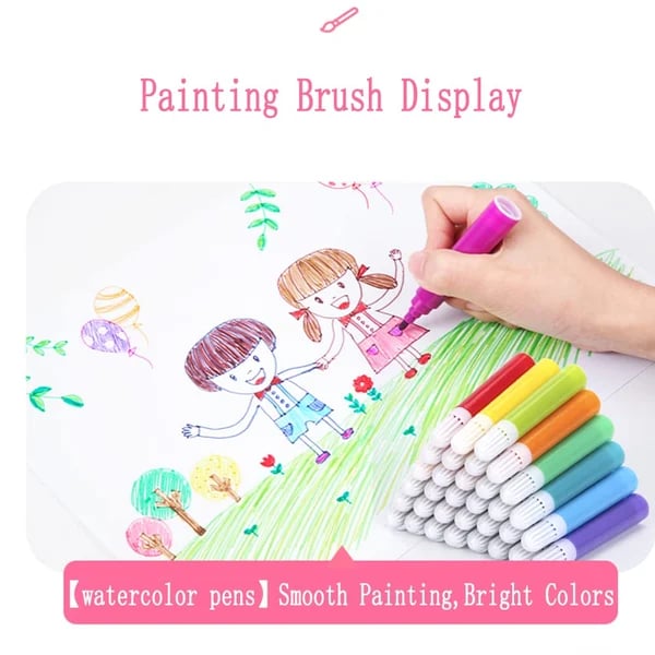🎨✨ Deluxe 6-in-1 Art Creativity Set - Includes Drawing Tools & 12 Colors for Kids' Creative Development 🧑‍🎨🌟