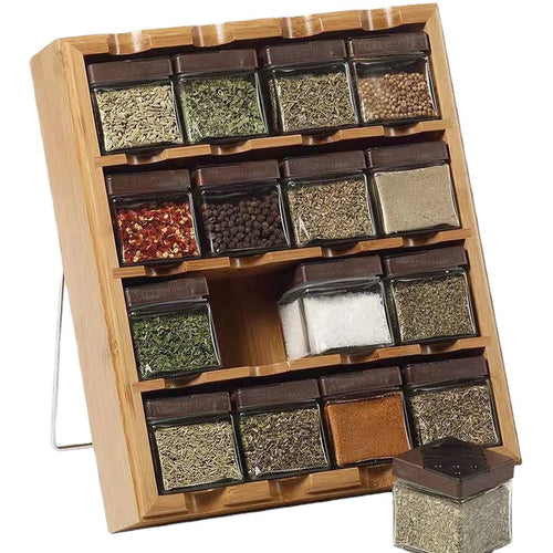 16 grids/12 Grids Creative Hangable Storage Rack for Seasoning Bottles