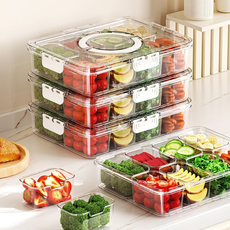 Ultimate Snackle Box with Lid – Portable & Convenient Food Storage