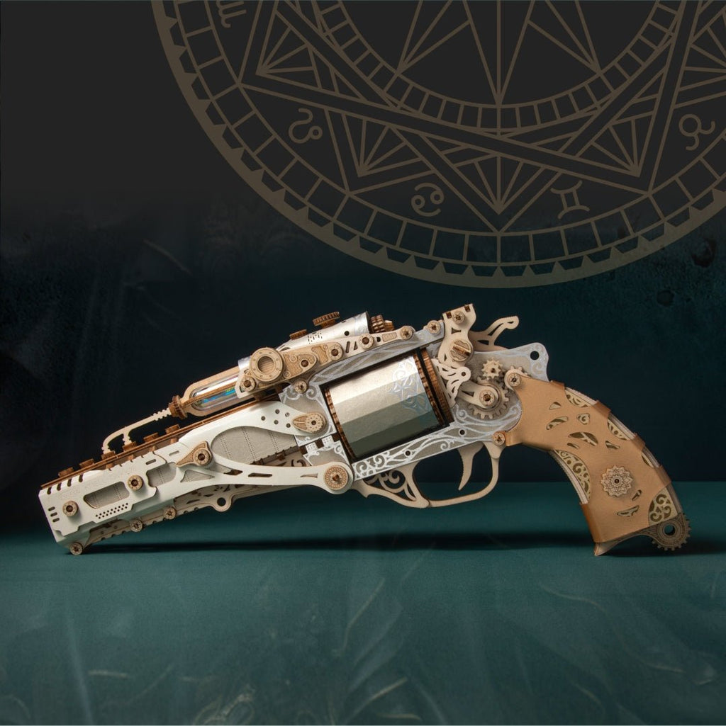 🔥🎁Steam Revolver 3D Wooden Puzzle