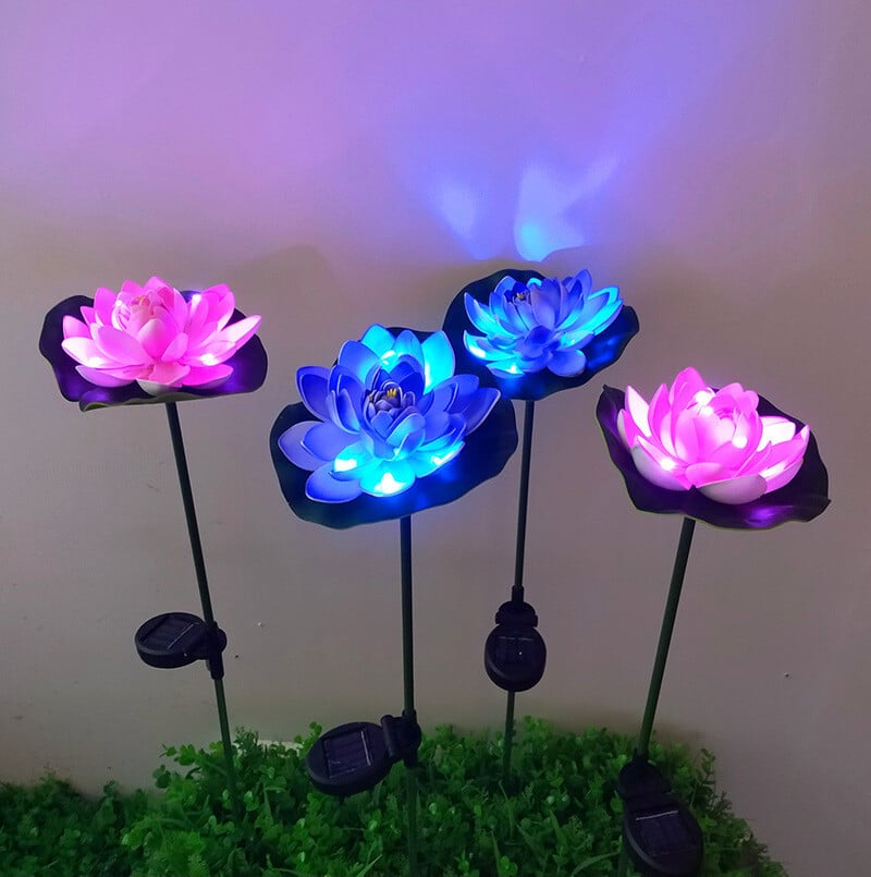 🌻Waterproof Solar Garden Lotus Light