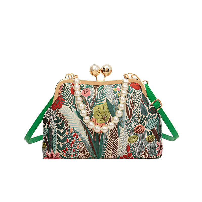 🎁Perfect Gift - Women Vintage Flower Embroidery Handbag