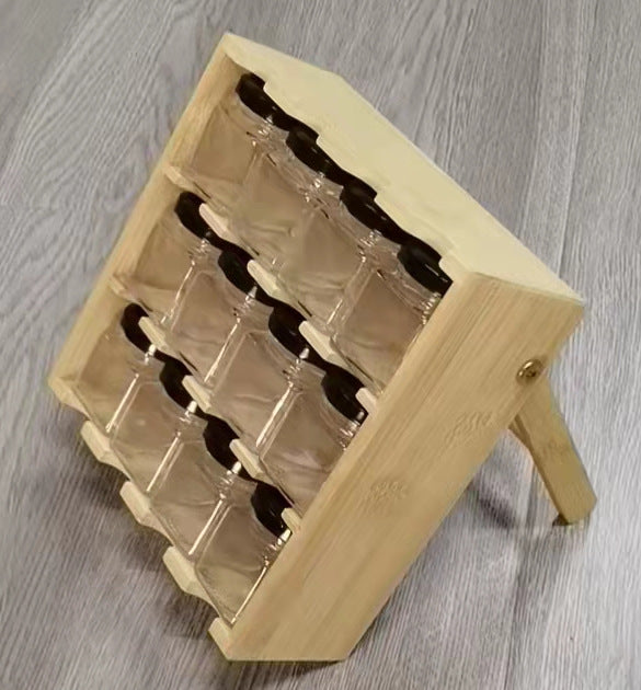 16 grids/12 Grids Creative Hangable Storage Rack for Seasoning Bottles