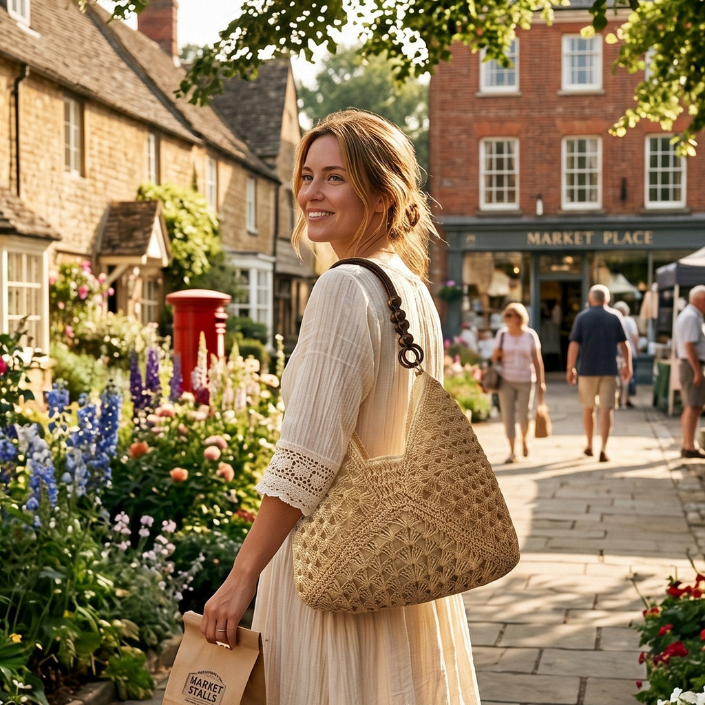 Straw Shoulder Bag