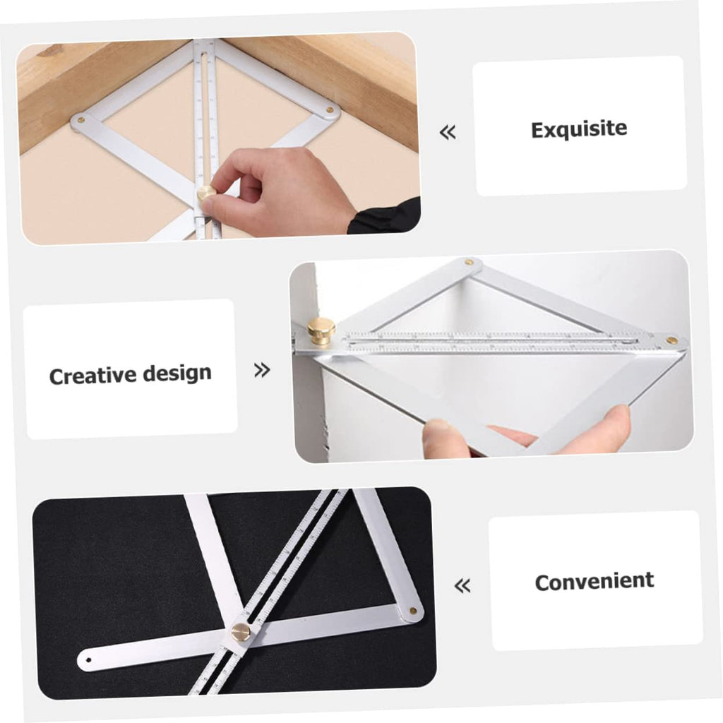 📐Multifunctional aluminum alloy protractor
